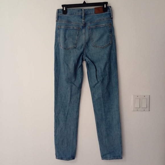 Madewell Blue Denim Jeans straight leg size 27t (flaw) - Picture 7 of 12